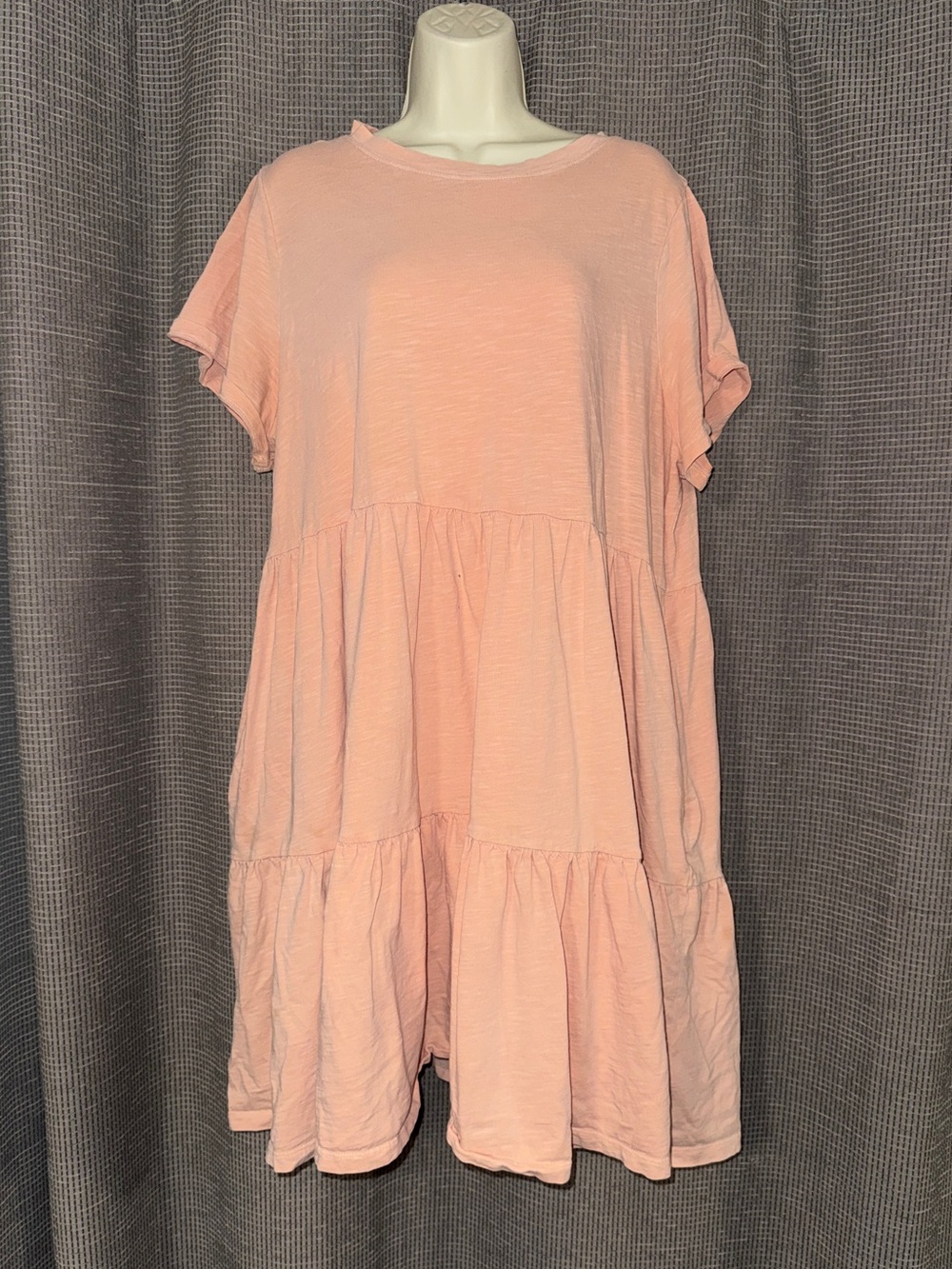 Soft Pink Tiered Babydoll Tunic
